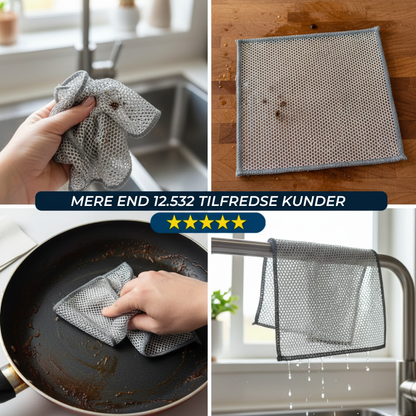 KøkkenRen – Magiske ståluldsklude