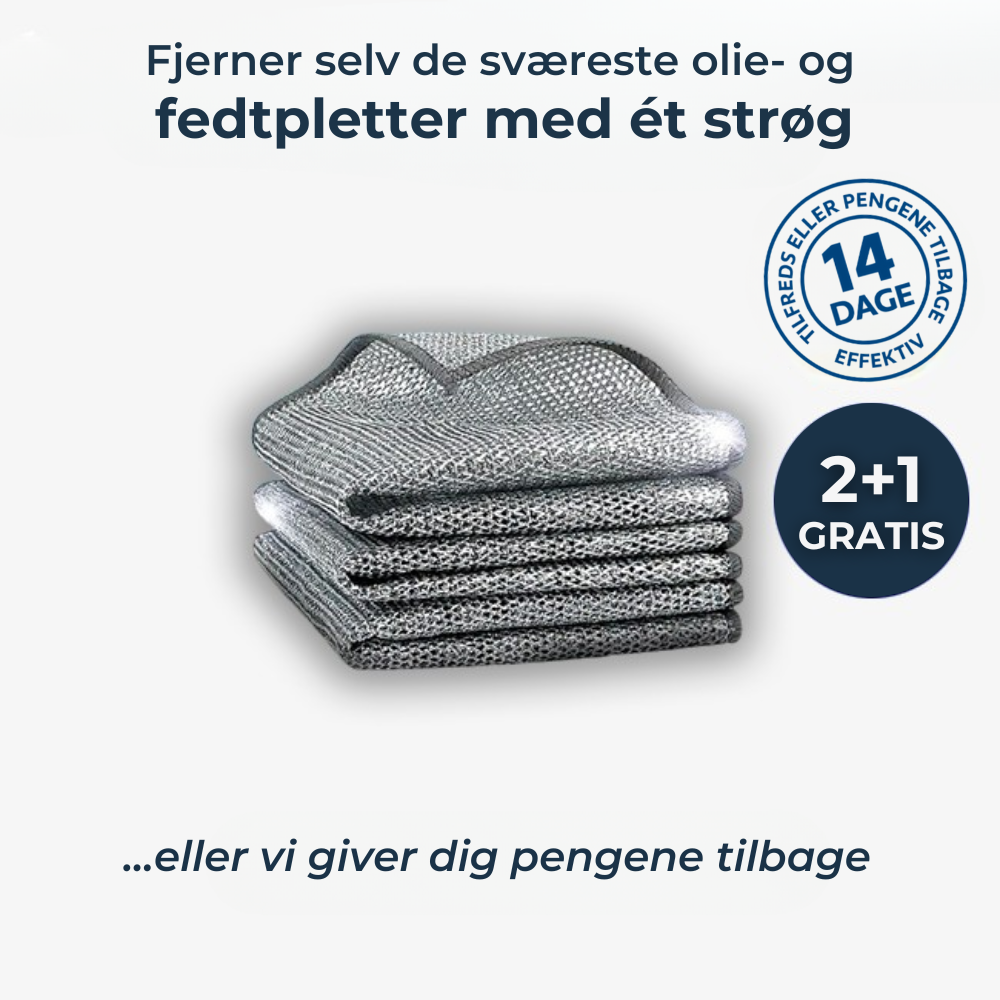 KitchenClean – Magiske ståluldsklude