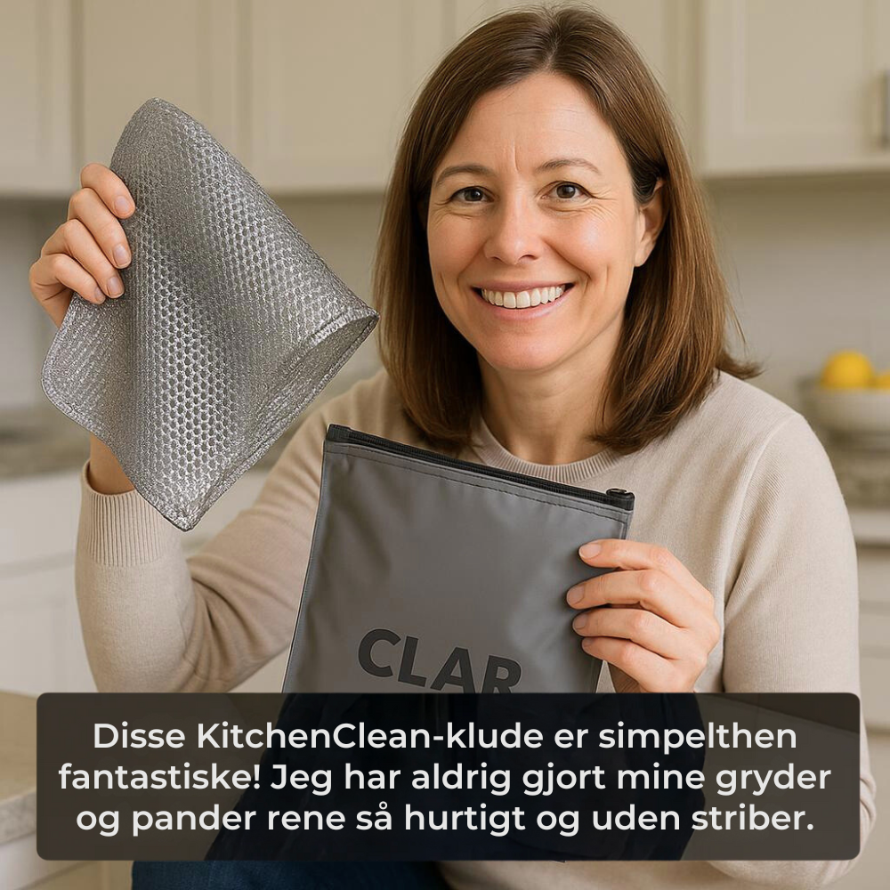 KitchenClean – Magiske ståluldsklude