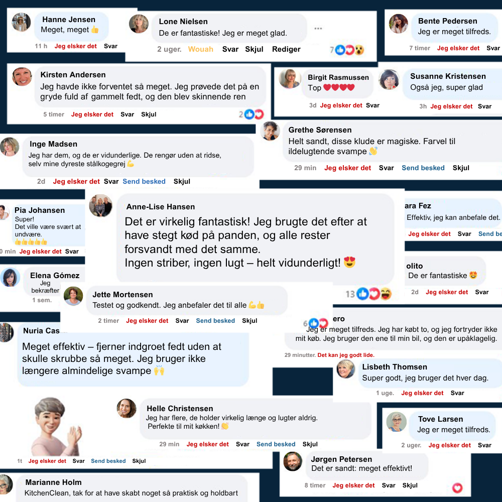 KitchenClean – Magiske ståluldsklude