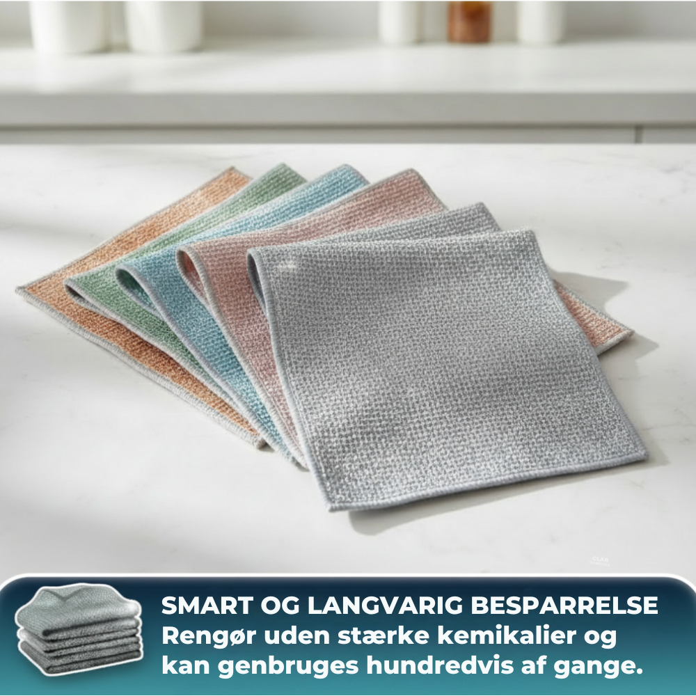 KøkkenRen – Magiske ståluldsklude